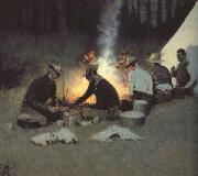 Frederic Remington, The Hunter's Supper (mk43)